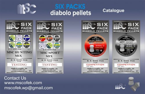 Six Packs Diabolo Pellets